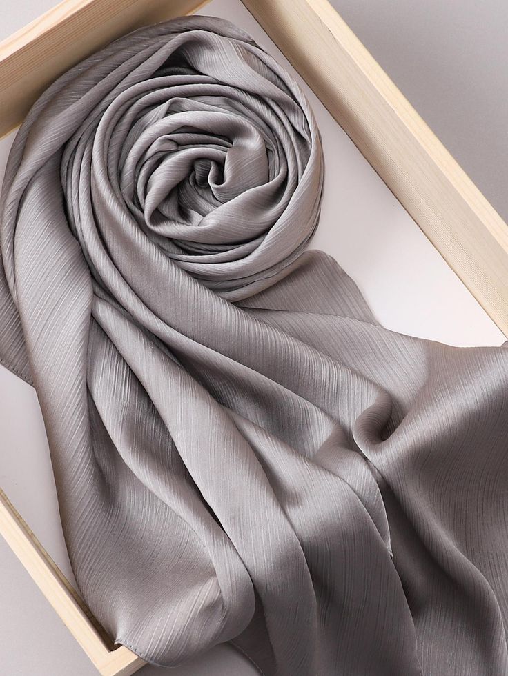 Crinkle Silk (Grey)