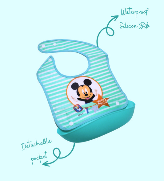 Mickey Mouse - Waterproof Silicon Bib