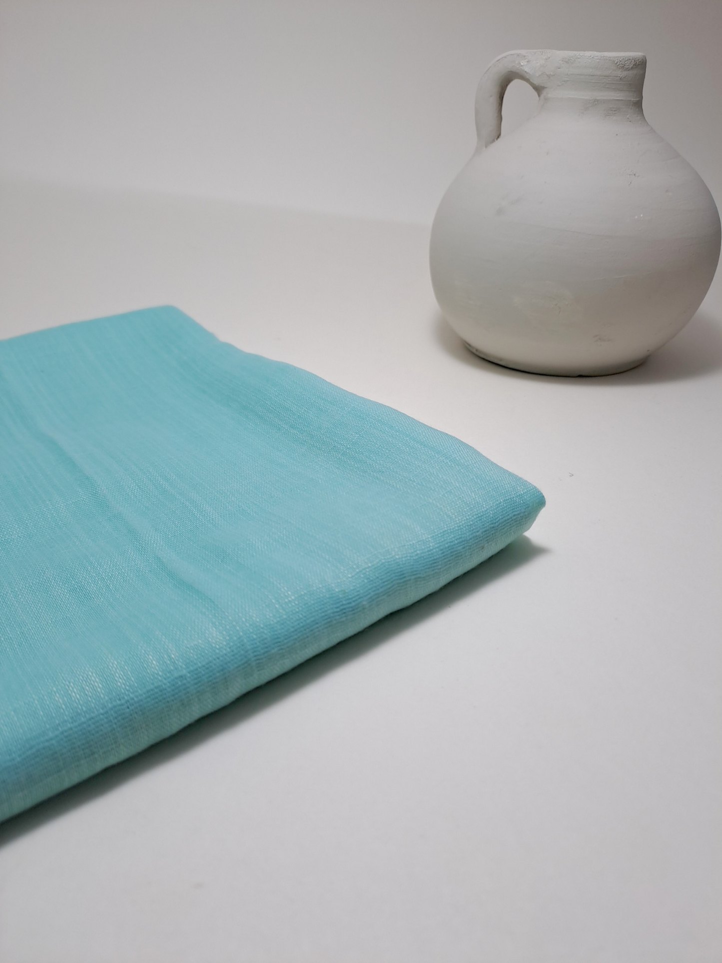 Slub lawn Hijab- Baby Blue