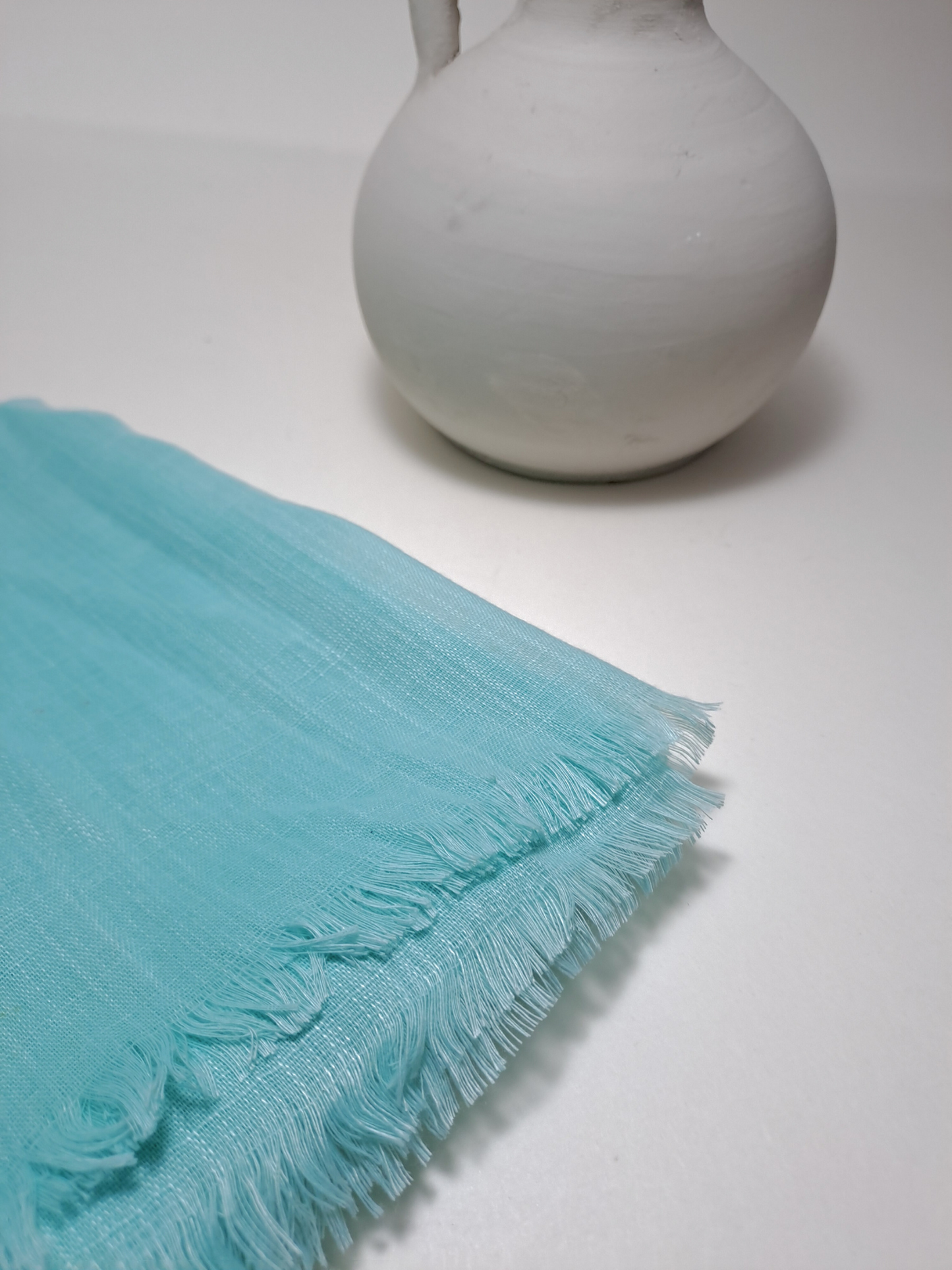 Slub lawn Hijab- Baby Blue