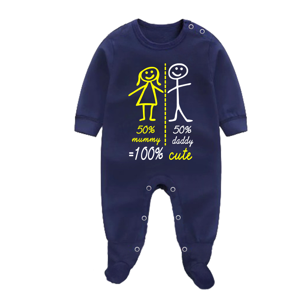 50% Mummy 50% Daddy = 100% Cute