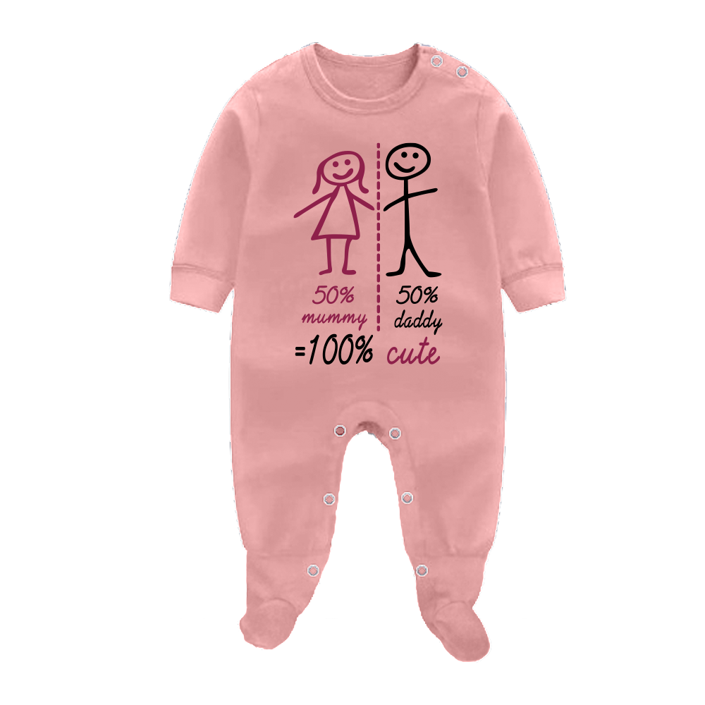 50% Mummy 50% Daddy = 100% Cute