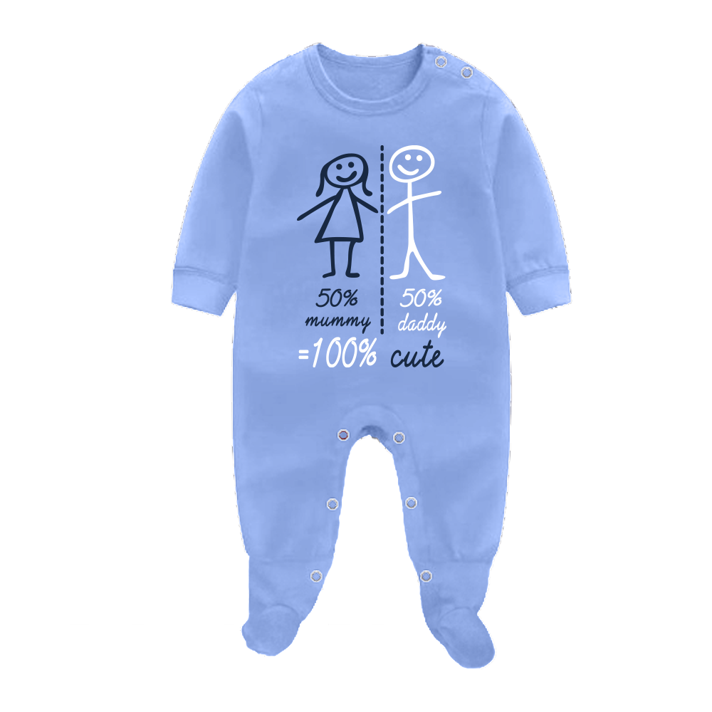 50% Mummy 50% Daddy = 100% Cute