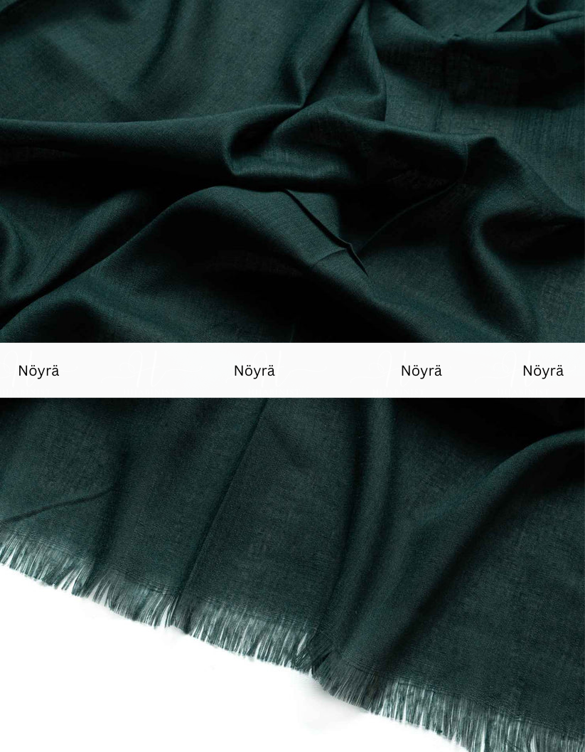 Viscose Lawn Hijab-Dark green