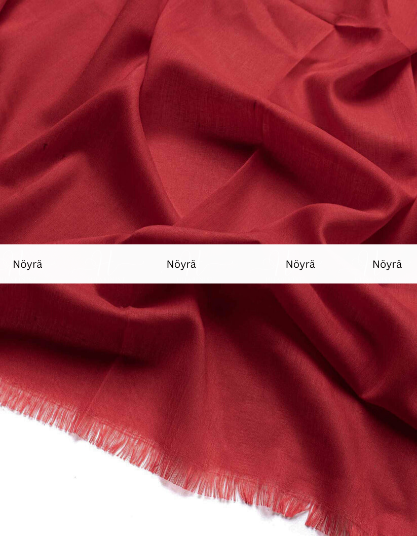 Viscose Lawn Hijab-Red