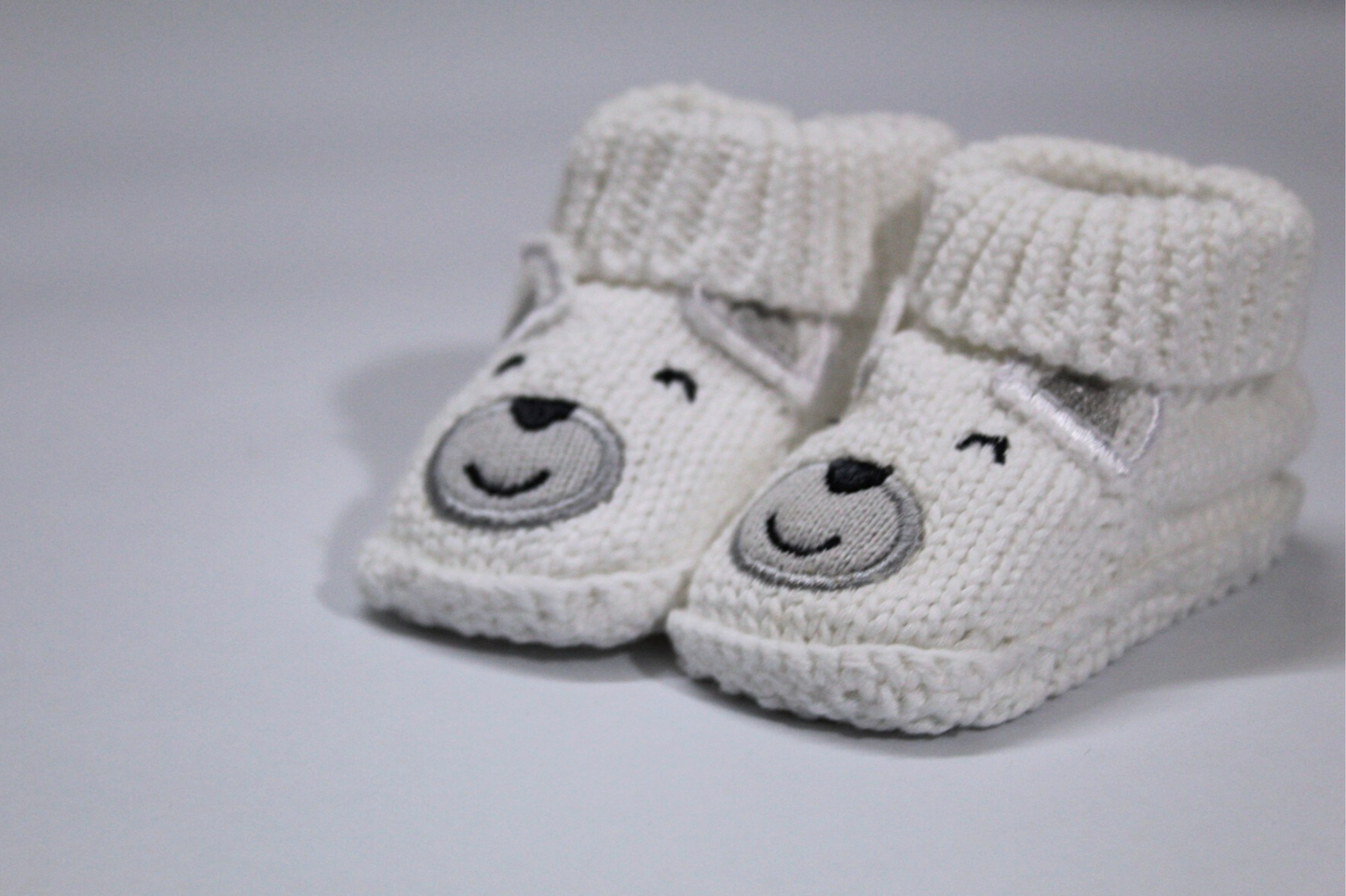 Baby Booties - White