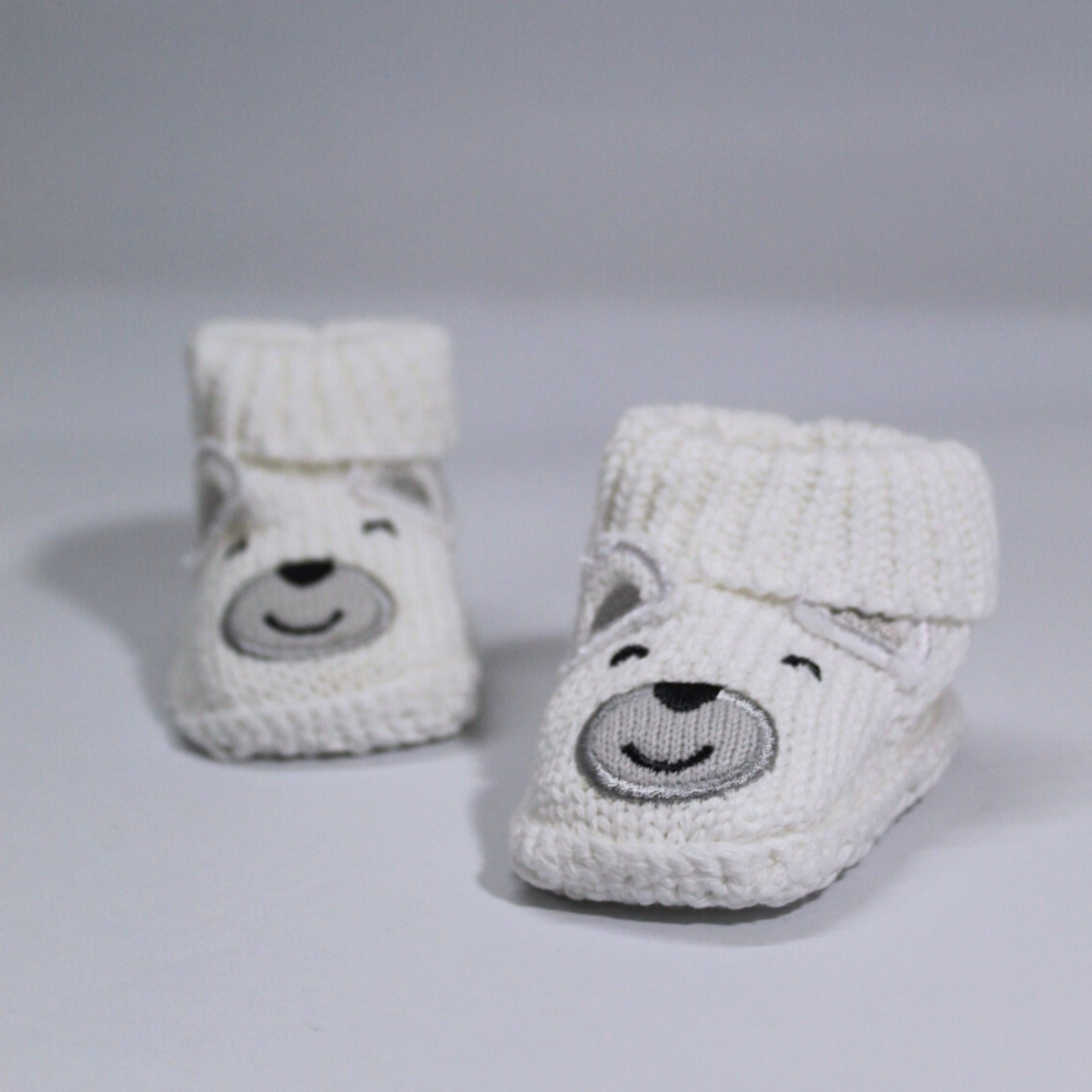 Baby Booties - White