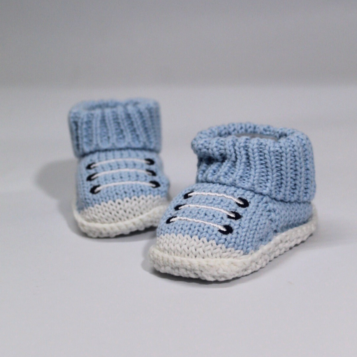 Baby Booties - Blue