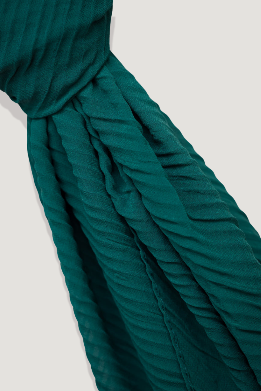 Pleated Hijab-Green Forest