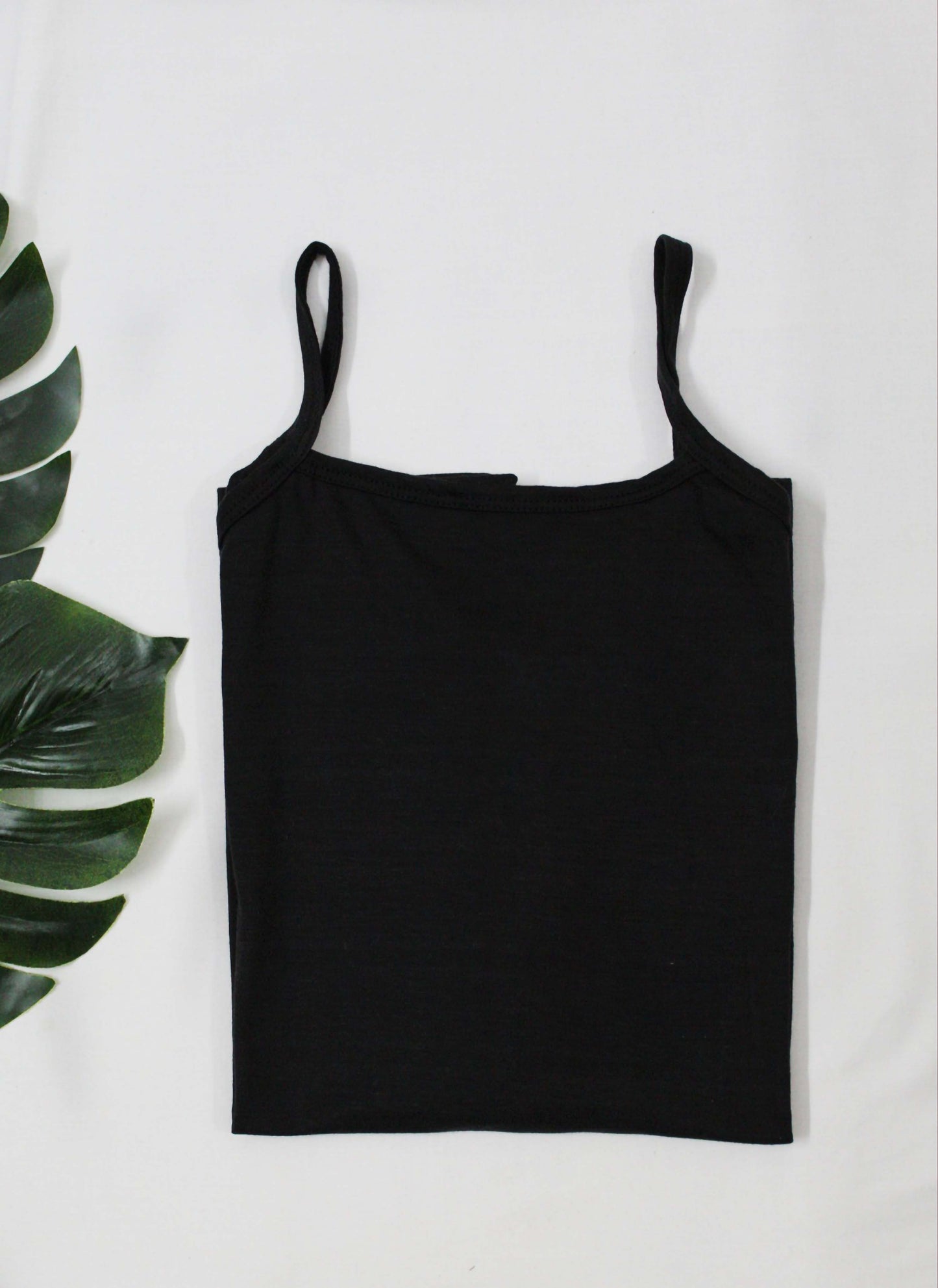 black camisole