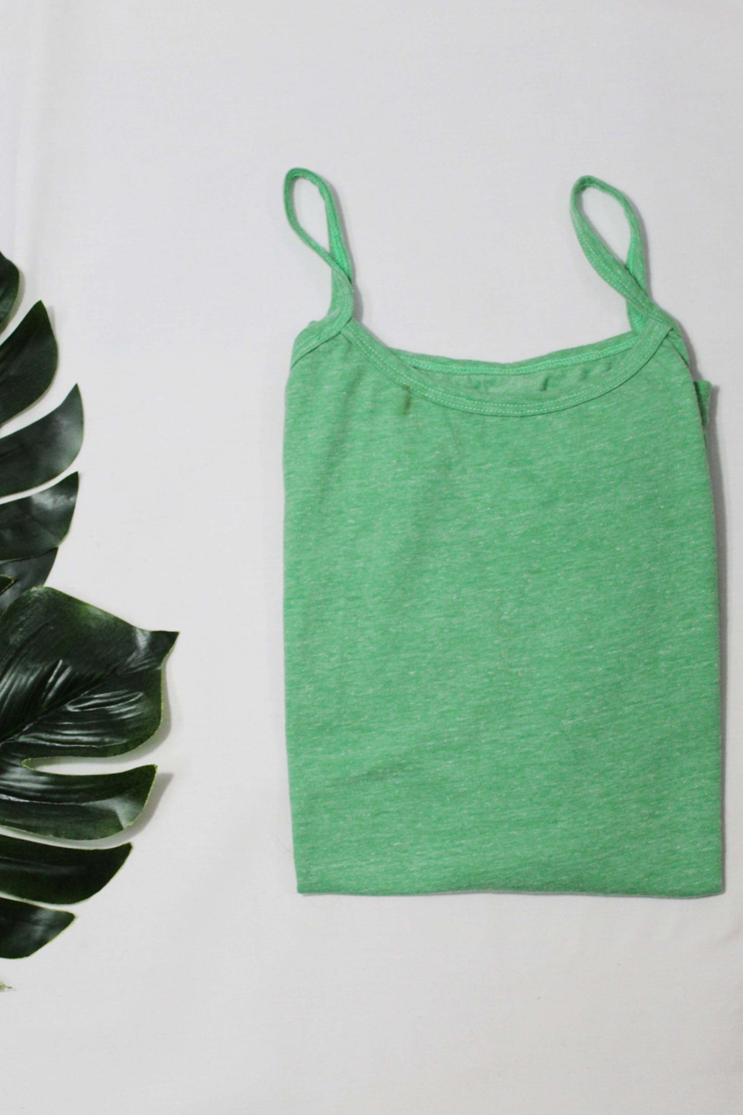 green camisole