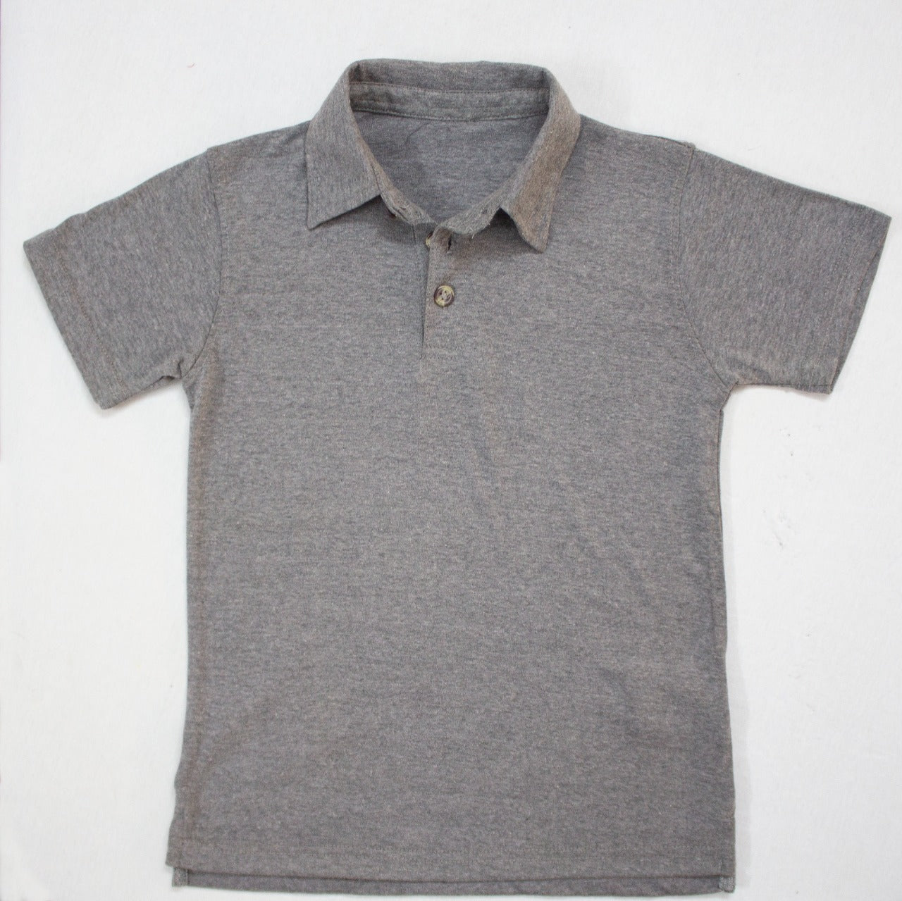 kids grey polo shirt