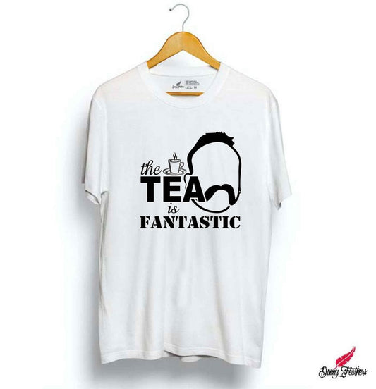 THE TEA IS FANTASTIC ABHINANDAN T-SHIRTS