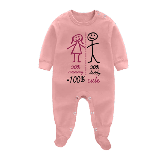 50% Mummy, 50% Daddy = 100% Cute 😉