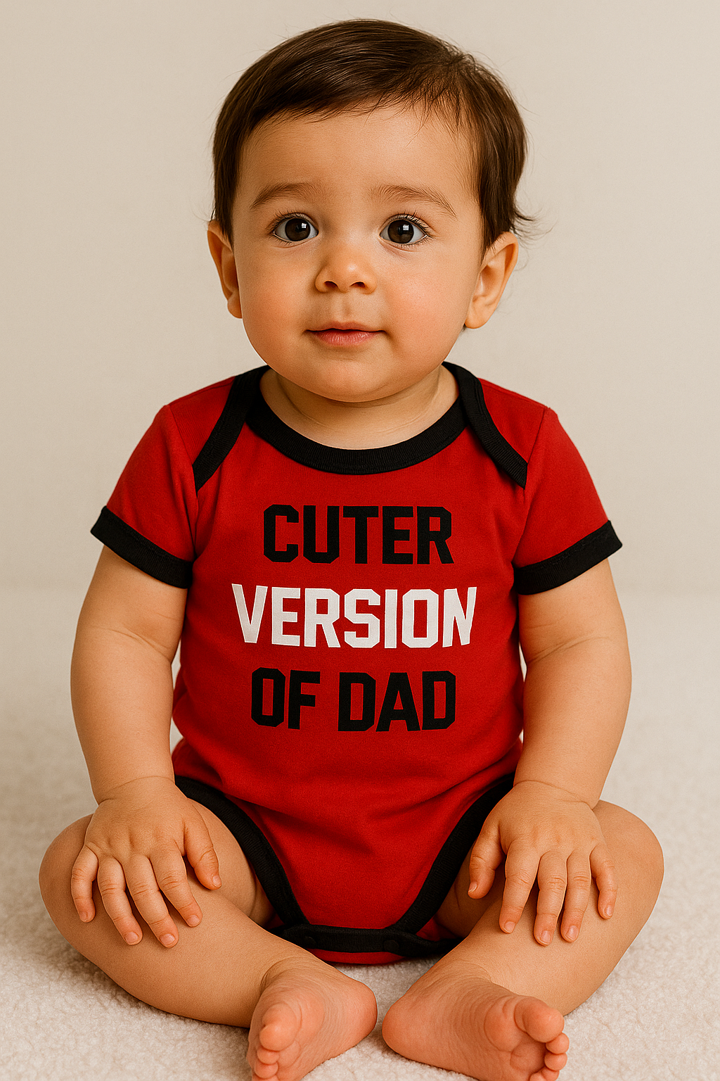 Cuter Version of DAD Baby Romper