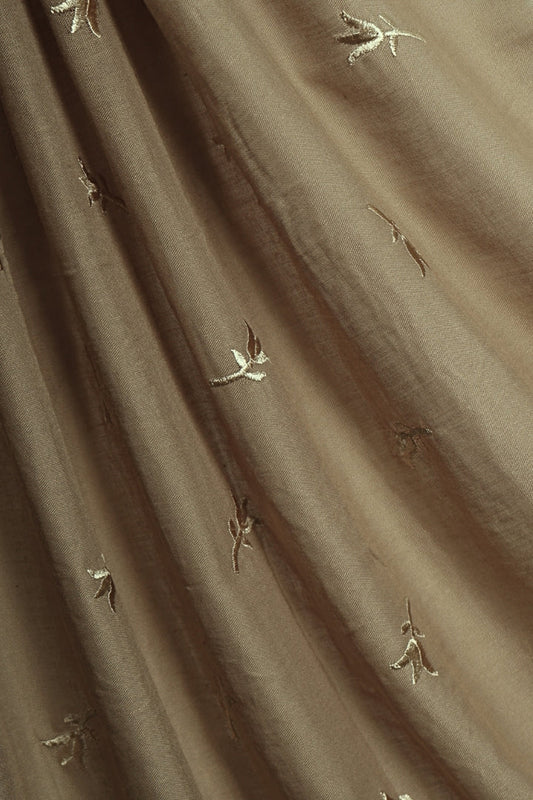 Lawn Embroidered- Beige