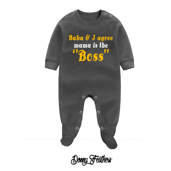 Baba & I Agree Mama is the Boss