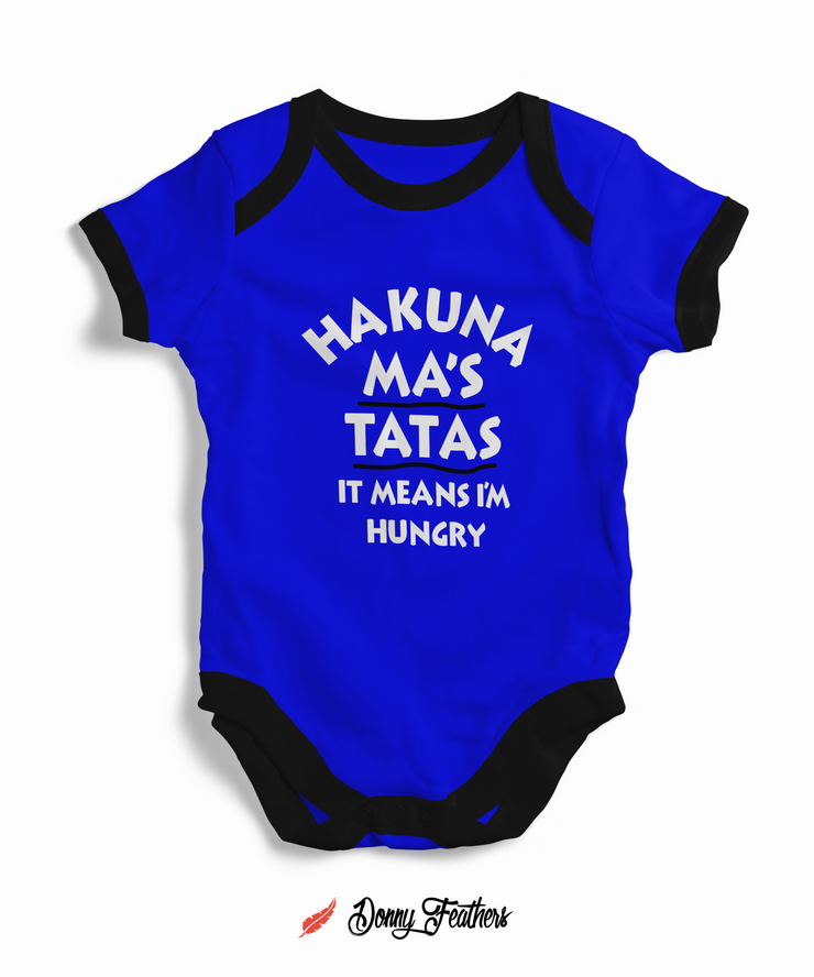 Baby Rompers | Hakuna Matata The Lion King Romper (Blue) By: Donny Feathers
