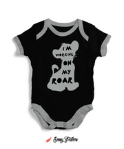 Boys Jumpsuits | I Am Working On My Roar Romper (Black) By: Donny Feathers