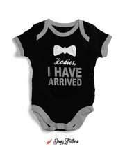 Newborn Baby Clothes | Ladies I Have Arrived Romper (Black) By: Donny Feathers
