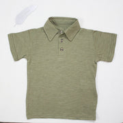 Kids Polo Shirts | Lemon Grass Polo Shirt For Kids By: Donny Feathers