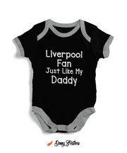 Baby Bodysuits | Liverpool Fan Baby Romper (Black) By: Donny Feathers